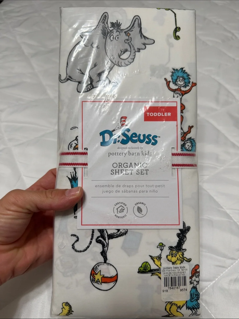 Pottery barn toddler dr. Seuss bedding